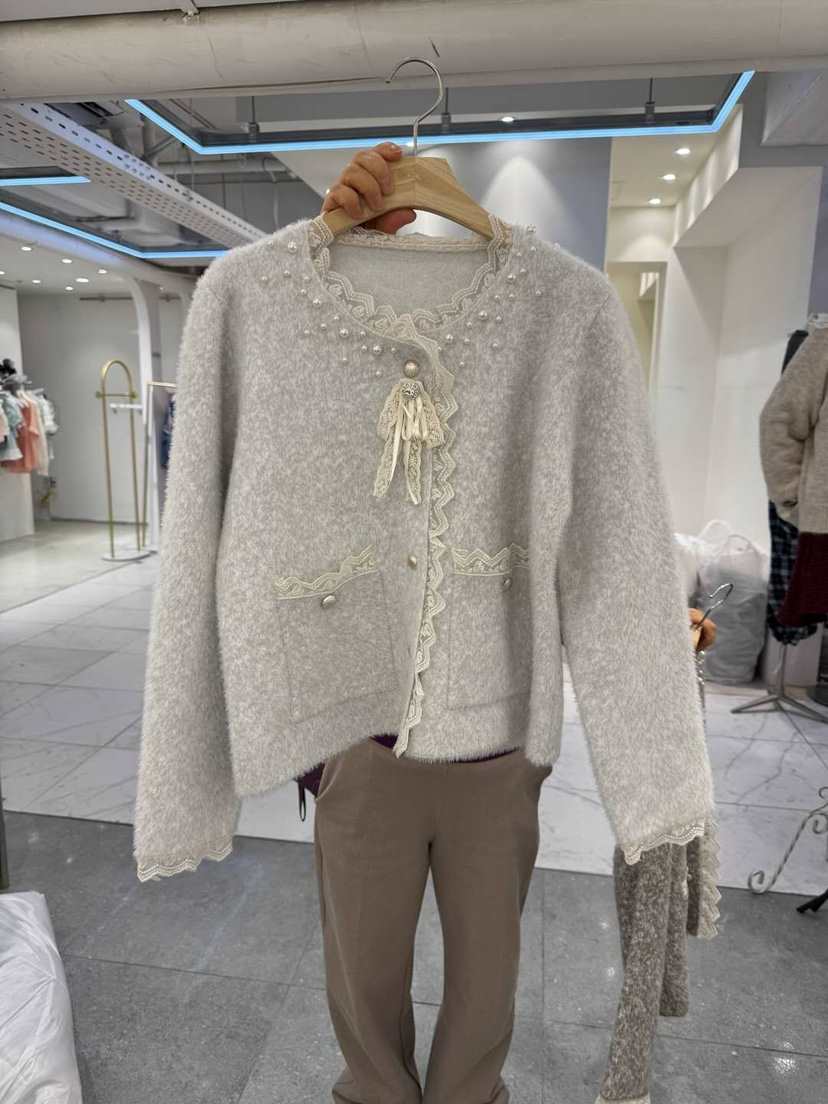 MS韓國代購㊣女士新款熱賣時尚推薦休閑職業人氣夾克珍珠領MS夾克