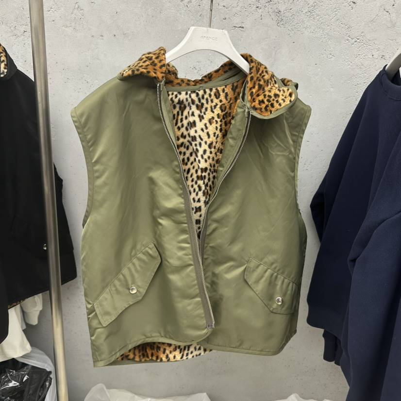 SIXTEEN韓國直郵㊣女士新品25秋冬真品時尚休閑人氣馬甲里外穿SIXTEEN馬甲