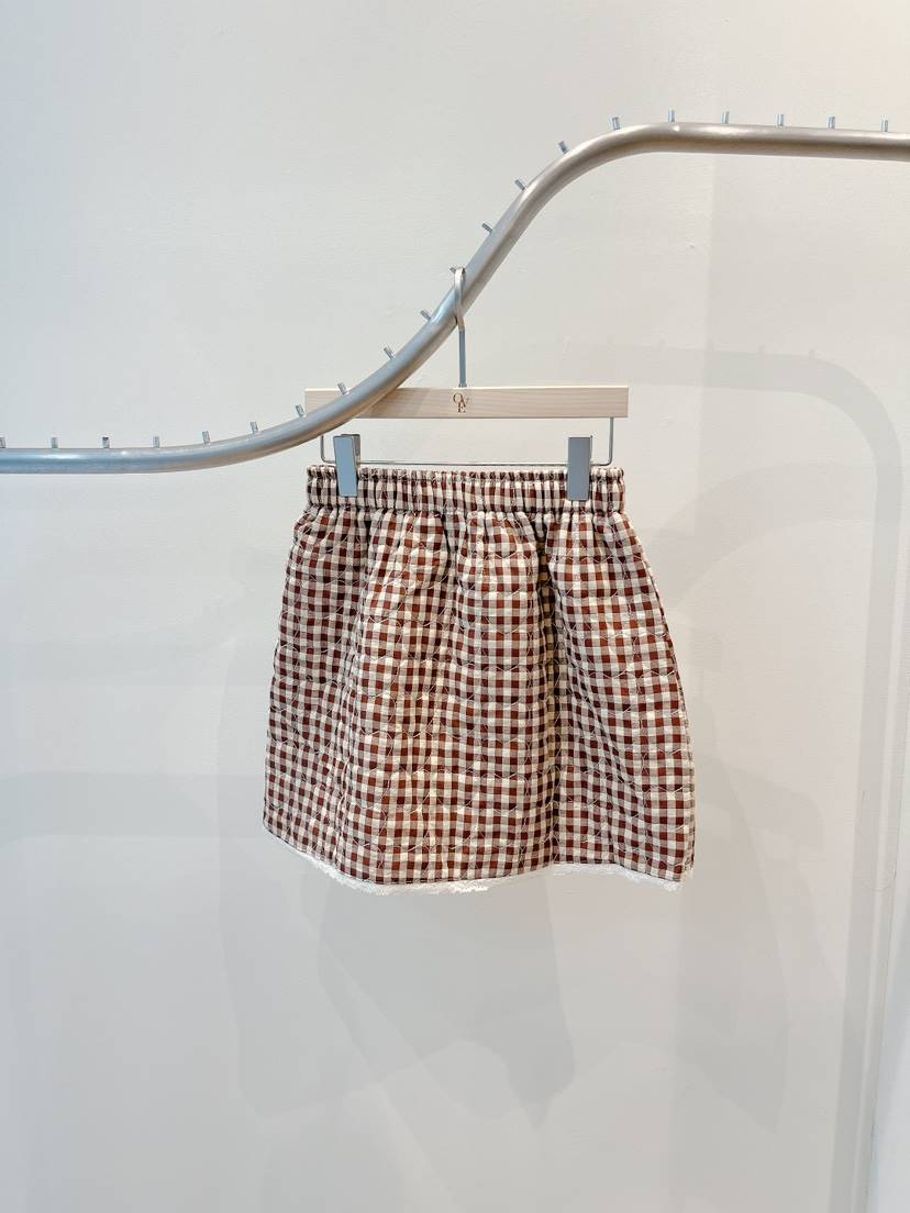 OVE東大門㊣代購女裝新品職業休閑推薦真品熱賣短裙心形絎縫OVE短裙