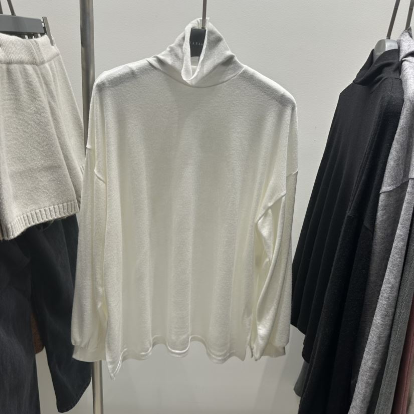 TARABY MOTION韓國直郵㊣女士新款25秋冬人氣休閑長袖T恤羊毛TARABY MOTION長袖T恤