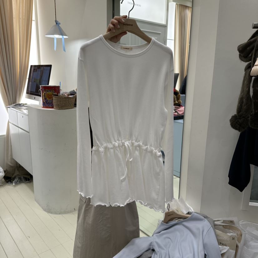 OURMOMENT東大門㊣實拍女士新款熱賣推薦時尚職業真品長袖T恤OURMOMENT長袖T恤