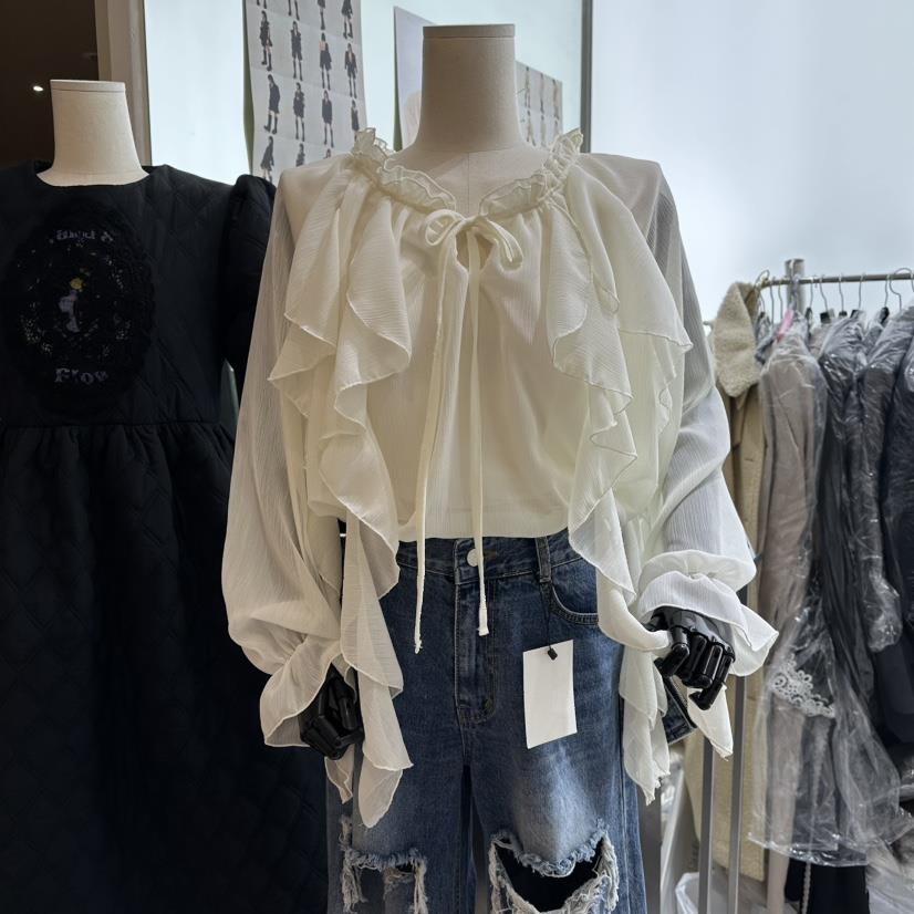 CHEAP-CHIC東大門㊣直郵女士新款熱賣推薦休閑真品襯衫蕾絲衫CHEAP-CHIC/CHARLES THE SECOND襯衫/蕾絲衫