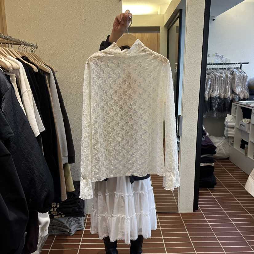 CHOI-L東大門㊣直郵女裝新品休閑25秋冬熱賣人氣襯衫蕾絲衫CHOI襯衫/蕾絲衫