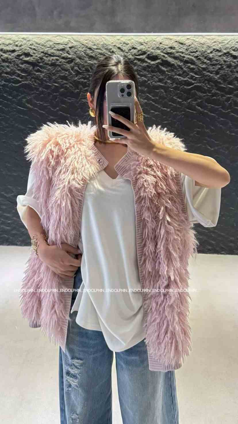 ENDOLPHIN韓國代購㊣女裝新款人氣推薦職業馬甲不含內搭皮草ENDOLPHIN馬甲