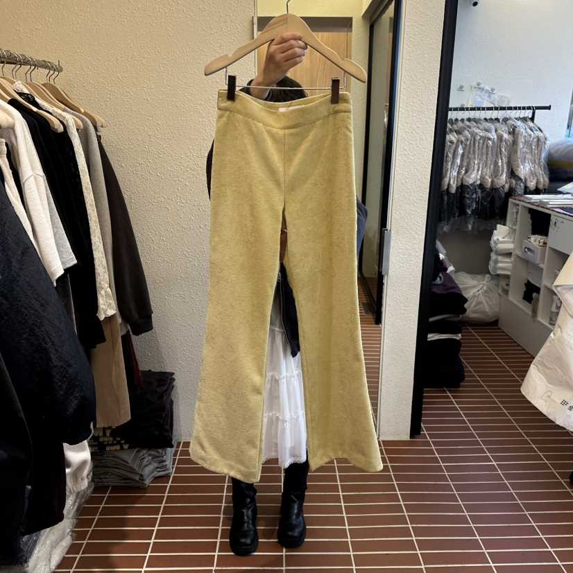 CHOI-L東大門㊣代購女裝新款熱賣25秋冬休閑時尚休閑褲喇叭CHOI休閑褲