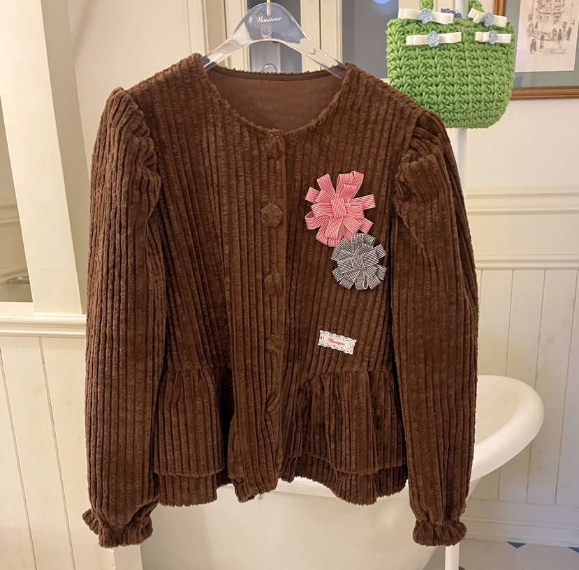 BOUTIQUE-L韓國直郵㊣女裝新款休閑推薦時尚人氣襯衫蕾絲衫BOUTIQUE-L襯衫/蕾絲衫