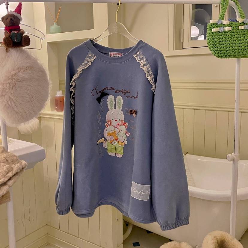 BOUTIQUE-L東大門㊣直郵女士新品時尚職業25秋冬推薦衛衣兔子BOUTIQUE-L衛衣