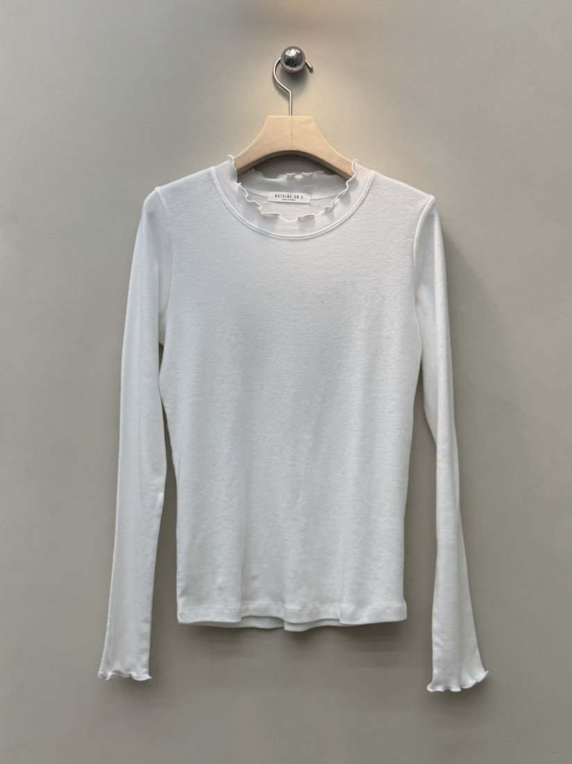 NOTHING東大門㊣代購女士新品職業人氣25秋冬推薦休閑長袖T恤NOTHING長袖T恤
