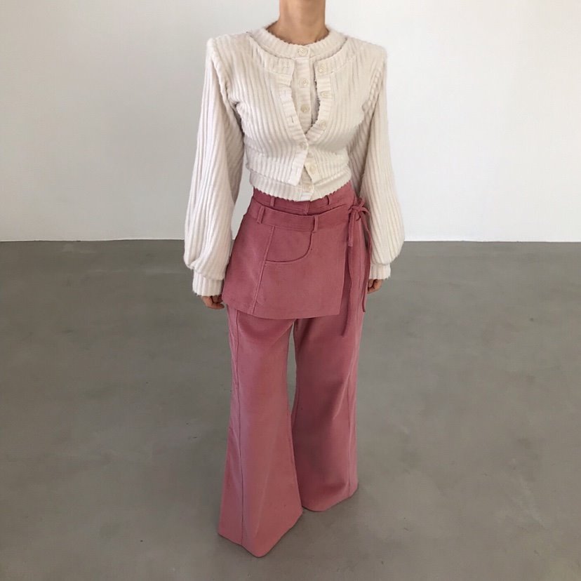 2TWO MOON韓國直郵㊣女士新款職業人氣25秋冬針織衫羊毛衫雙層2TWO MOON針織衫