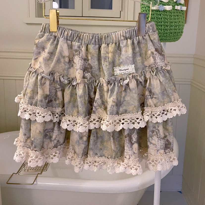 BOUTIQUE-L韓國直郵㊣女裝新品人氣25秋冬休閑真品時尚短裙BOUTIQUE-L短裙