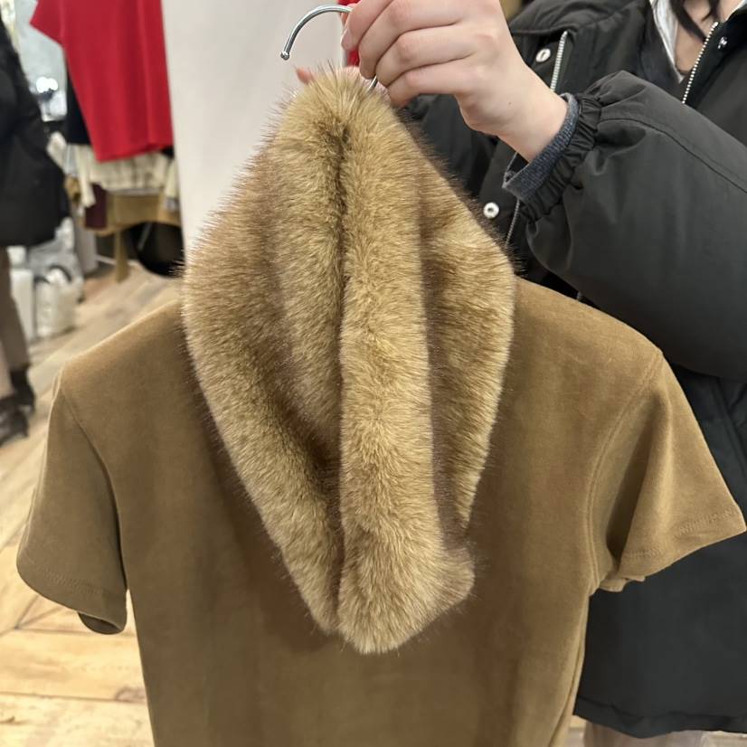 CREAM VILLA東大門㊣直郵女士新款25秋冬圍巾披肩貂皮圍巾CREAMVILLA圍巾/披肩