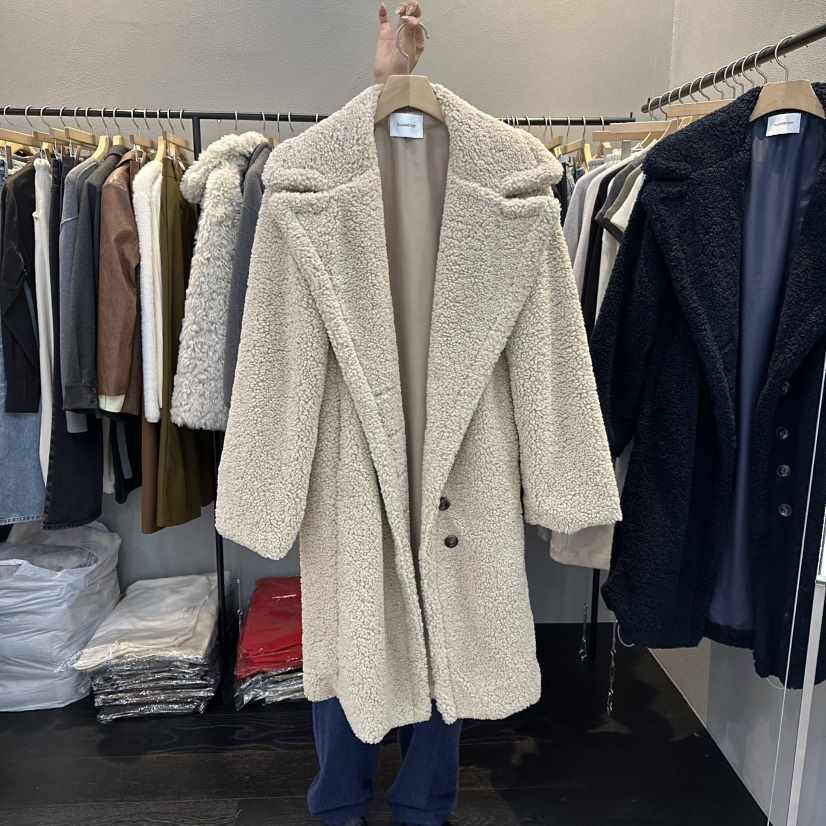 FLAMME TOIT東大門㊣代購女士新款休閑推薦熱賣中長款大衣FLAMME TOIT中長款大衣