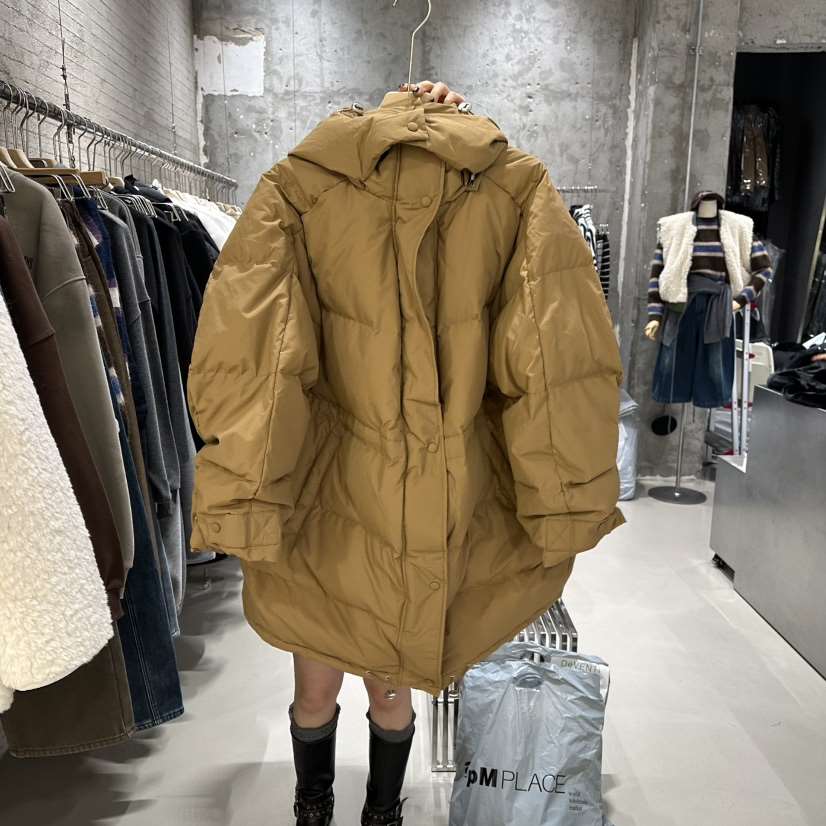 JUNI韓國直郵㊣女士新品熱賣真品推薦時尚休閑短款羽絨服絨鴨my juni短款羽絨服