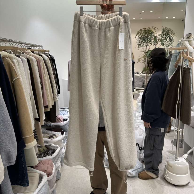 GRACIA韓國直郵㊣女裝新款25秋冬真品職業時尚休閑褲加絨羊毛GRACIA休閑褲