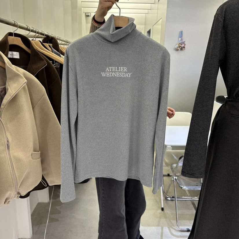 AMON東大門㊣代購女士新款推薦25秋冬職業熱賣真品休閑長袖T恤AMON長袖T恤