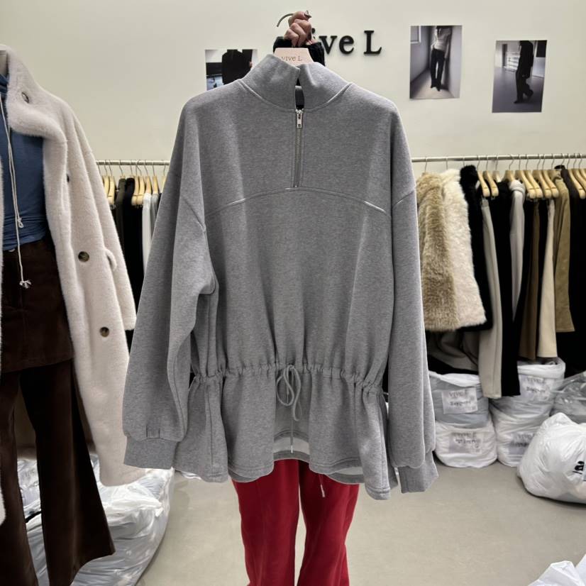 VIVEL東大門㊣實拍女士新款時尚休閑25秋冬職業人氣衛衣加絨VIVEL衛衣