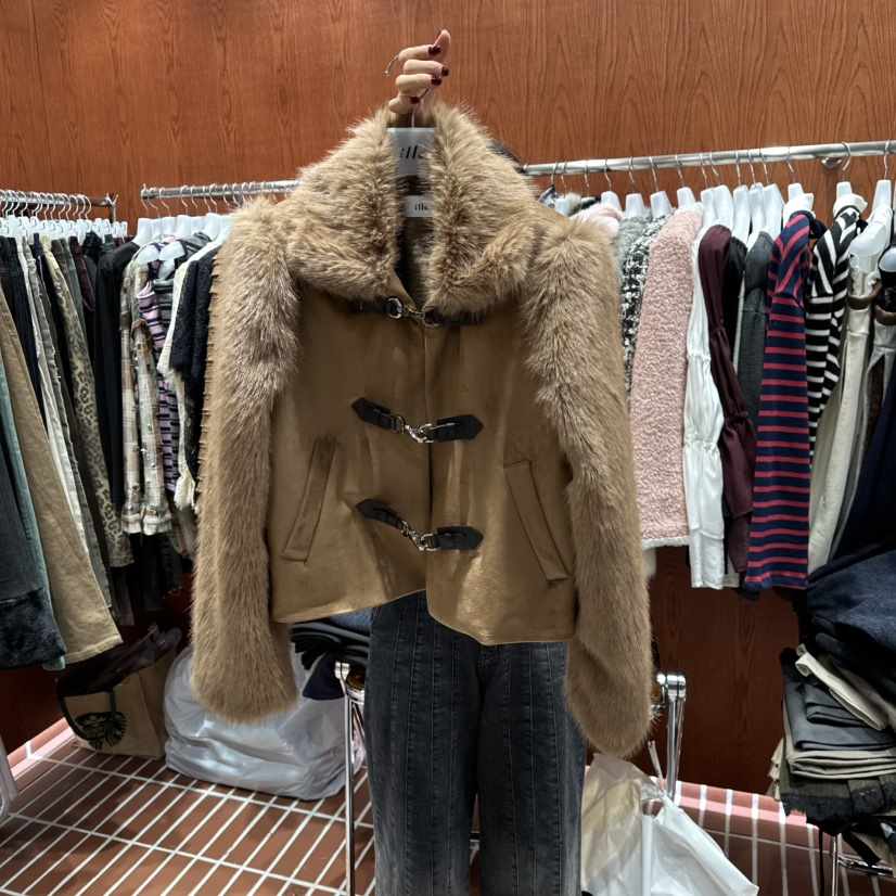 ILLO東大門㊣實拍女士新品人氣真品休閑職業時尚推薦夾克麂皮ILLO夾克