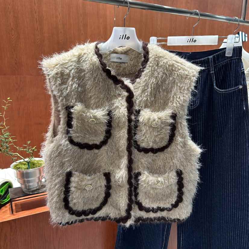 ILLO東大門㊣直郵女裝新款推薦人氣休閑熱賣真品25秋冬馬甲ILLO馬甲