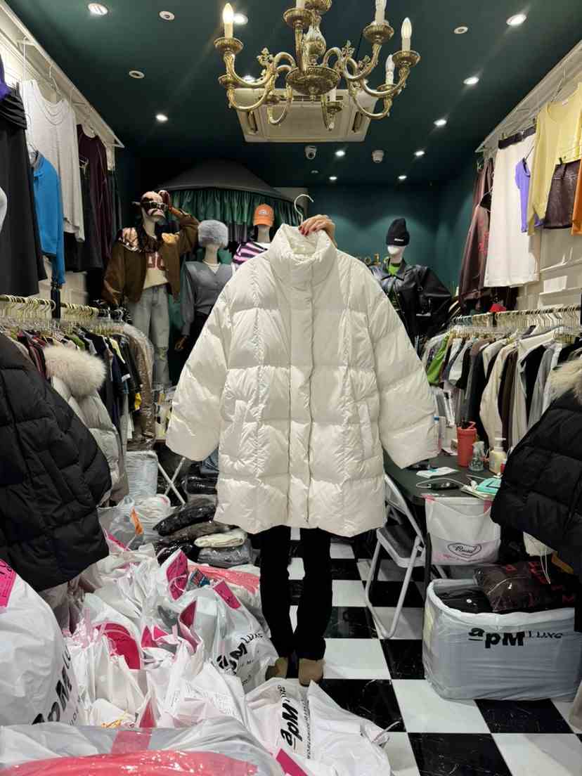 3COLOR東大門㊣直郵女裝新款休閑長款羽絨服填充Three color長款羽絨服