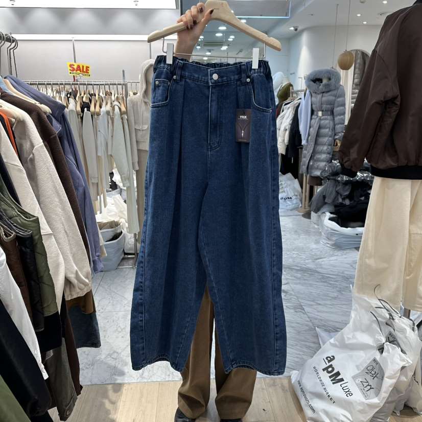 REVE-L東大門㊣實拍女士新品職業人氣推薦25秋冬熱賣牛仔褲REVE-L牛仔褲