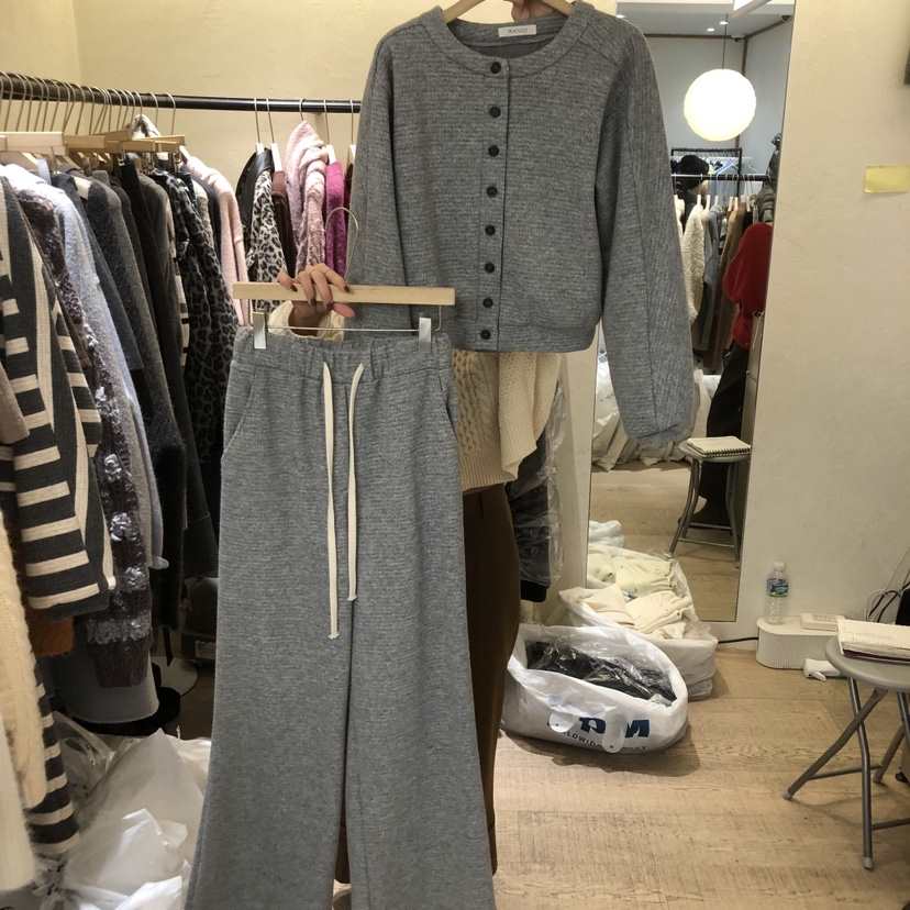 W AND J韓國代購㊣女士新款時尚熱賣休閑人氣25秋冬推薦套裝W AND J套裝