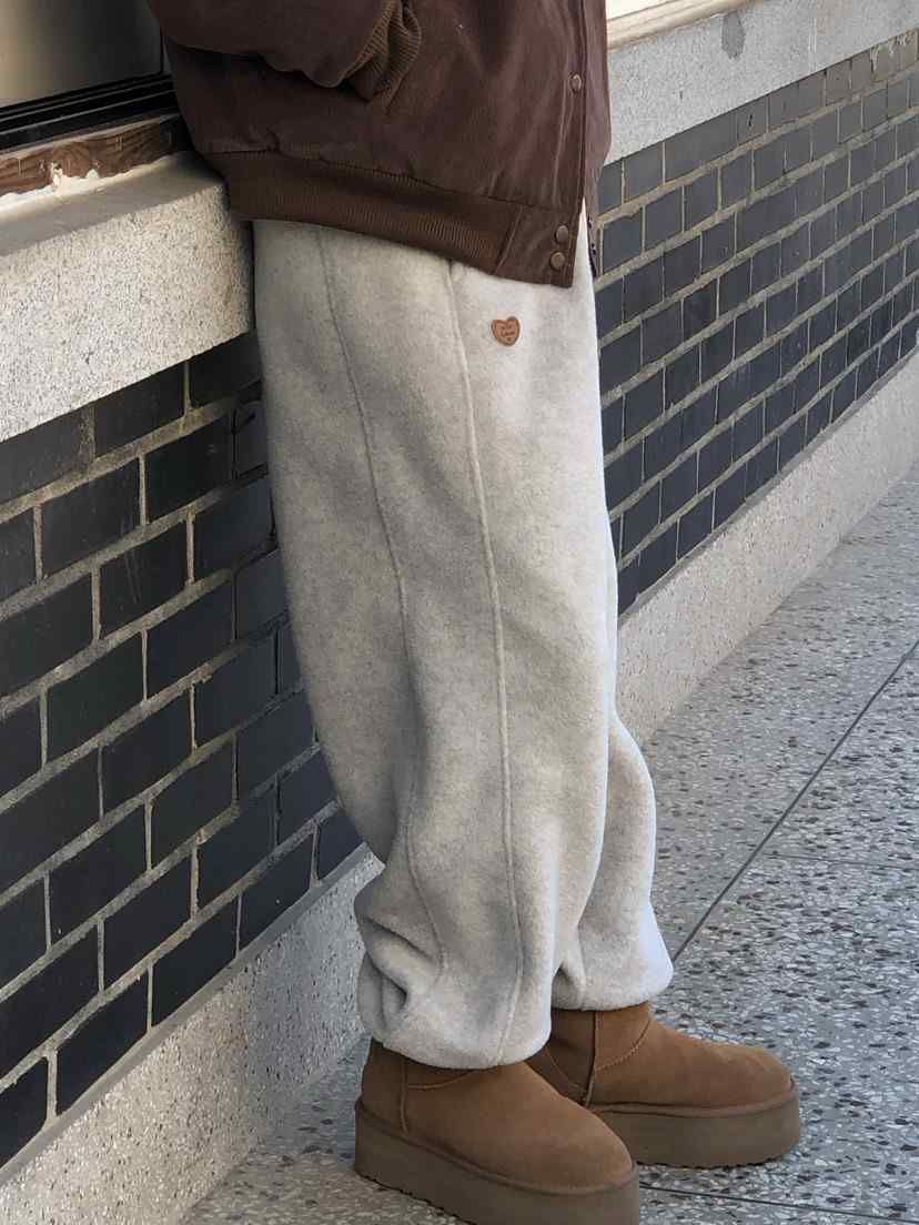 ONDO-P韓國代購㊣女士新款推薦職業時尚熱賣休閑褲羊毛開衩ONDO-P休閑褲