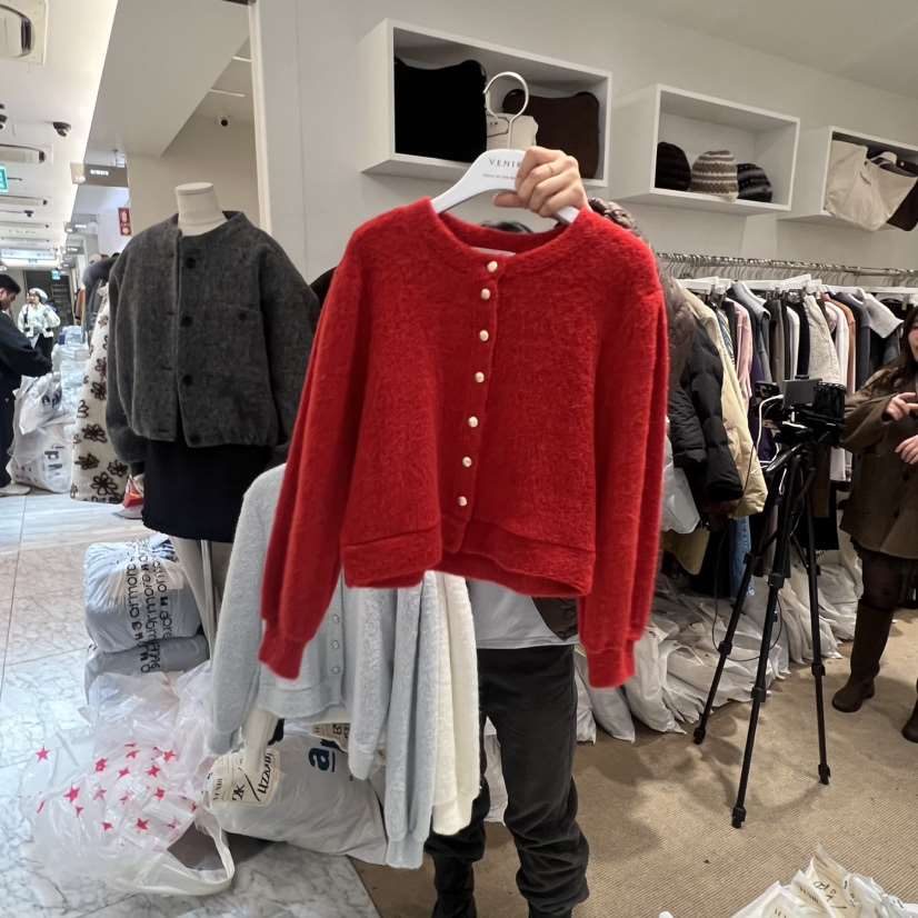 VENIR-a韓國直郵㊣女裝新品真品時尚25秋冬休閑人氣針織衫VENIR-a針織衫