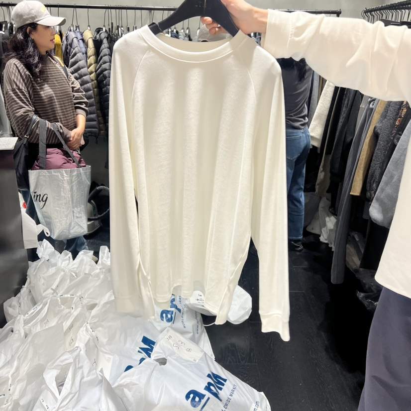 TUG韓國直郵㊣女裝新款熱賣推薦時尚職業真品休閑25秋冬長袖T恤TUG長袖T恤