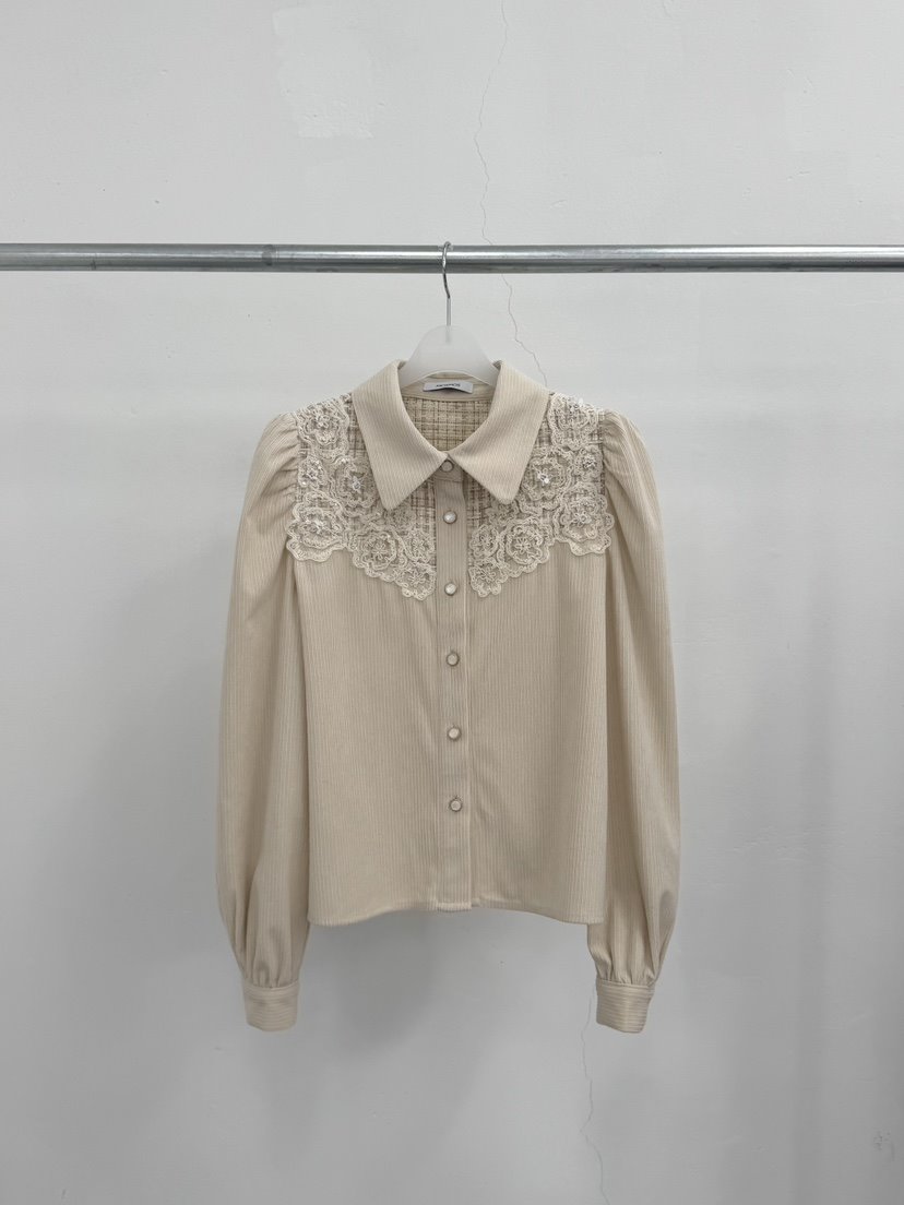 MOSMOS東大門㊣直郵女裝新品推薦25秋冬休閑真品襯衫蕾絲衫MOSMOS襯衫/蕾絲衫