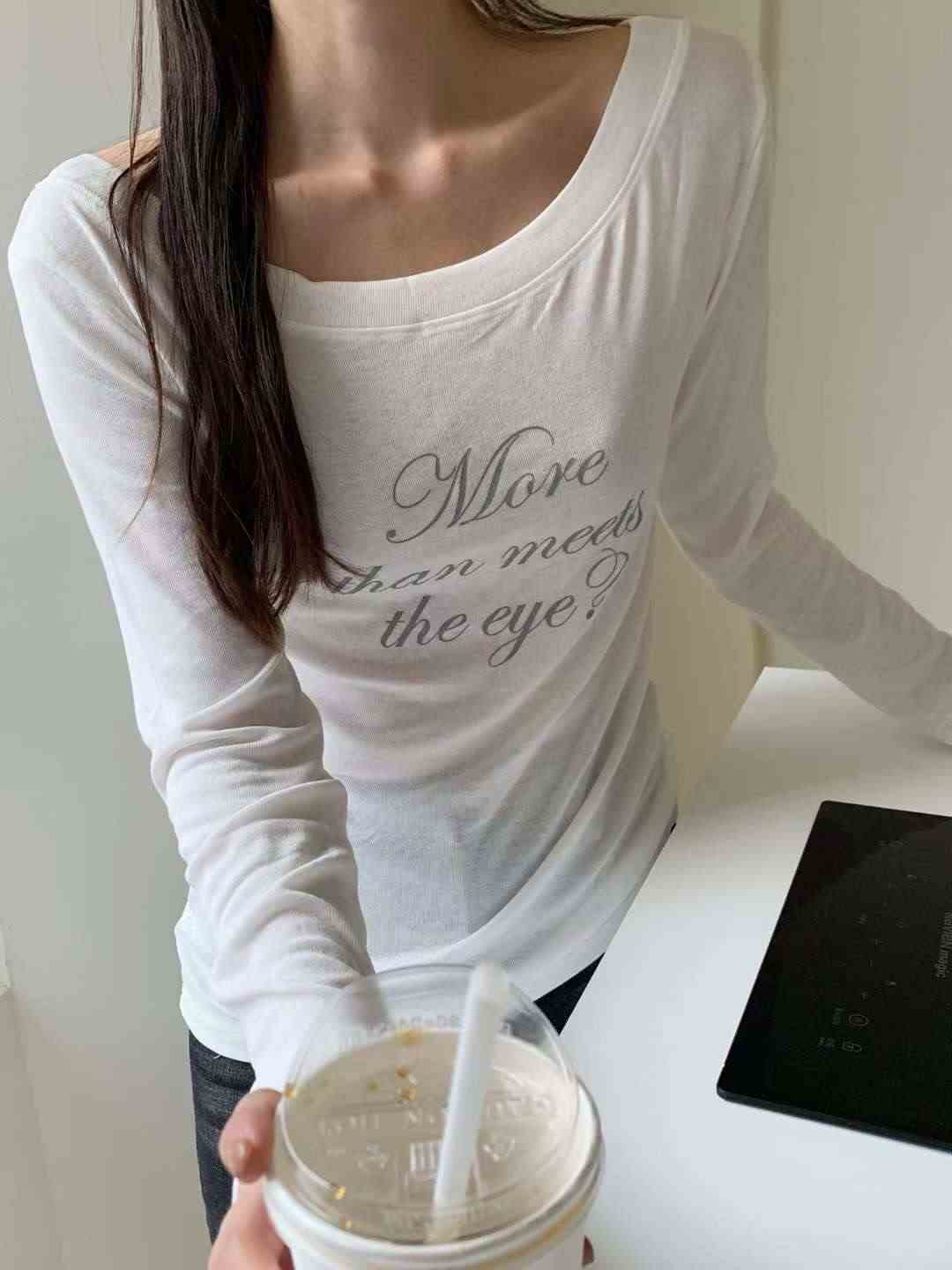 TDOUBLEJ東大門㊣實拍女士新款時尚職業人氣休閑推薦長袖T恤TDOUBLEJ長袖T恤