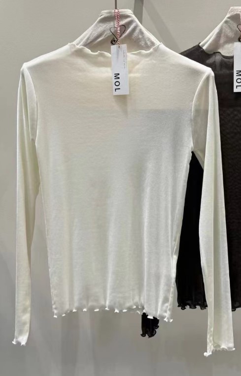 MOL東大門㊣代購女士新款25秋冬休閑職業時尚熱賣人氣長袖T恤MOL長袖T恤