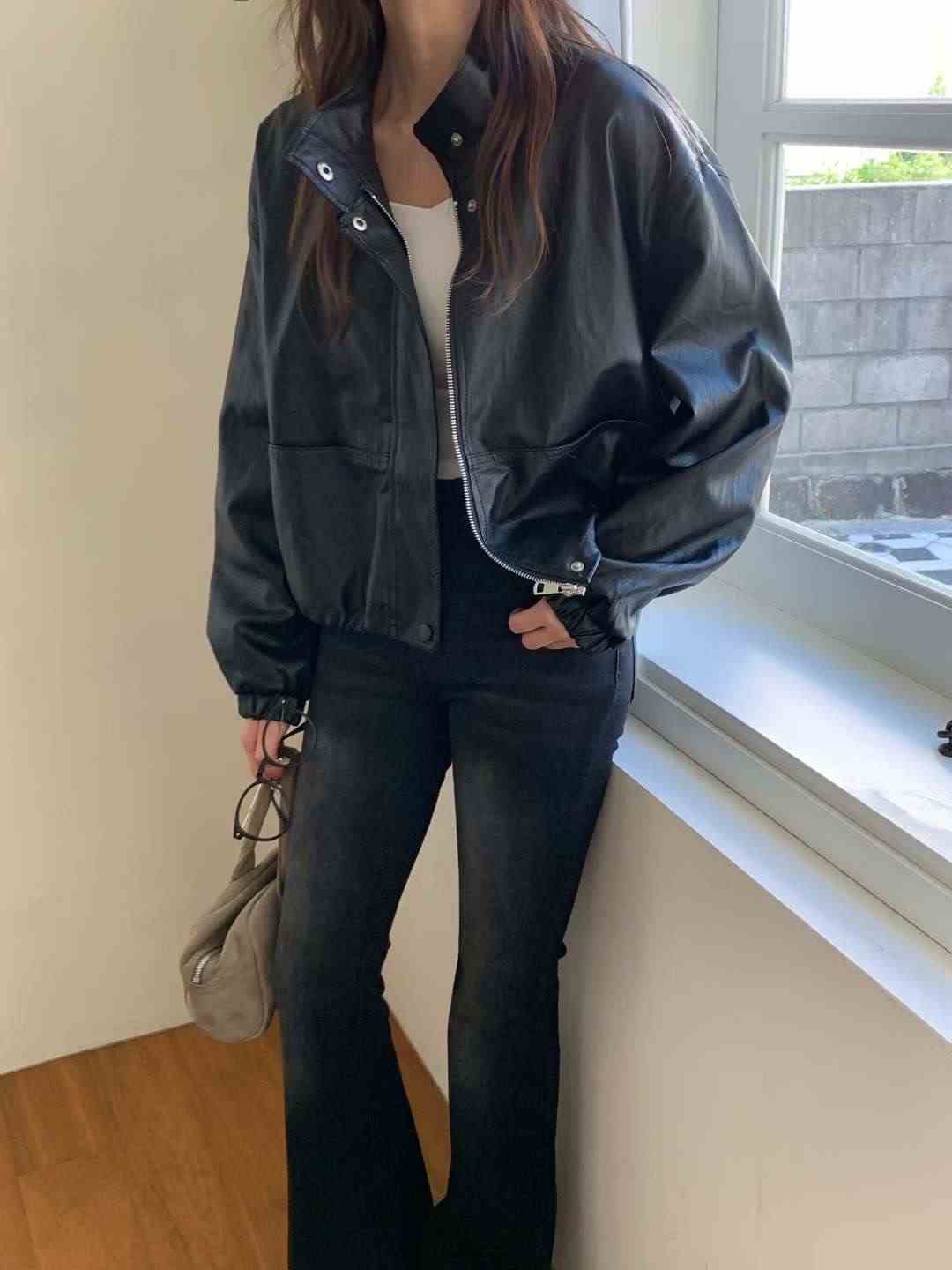 TDOUBLEJ東大門㊣實拍女士新品職業25秋冬休閑時尚人氣夾克TDOUBLEJ夾克