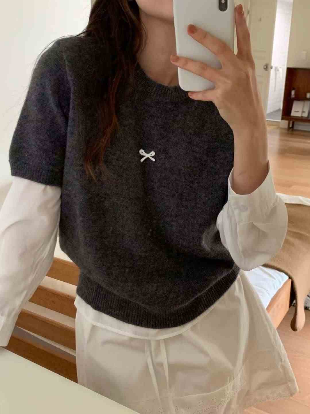 TDOUBLEJ東大門㊣直郵女裝新款職業時尚人氣推薦25秋冬針織衫TDOUBLEJ針織衫