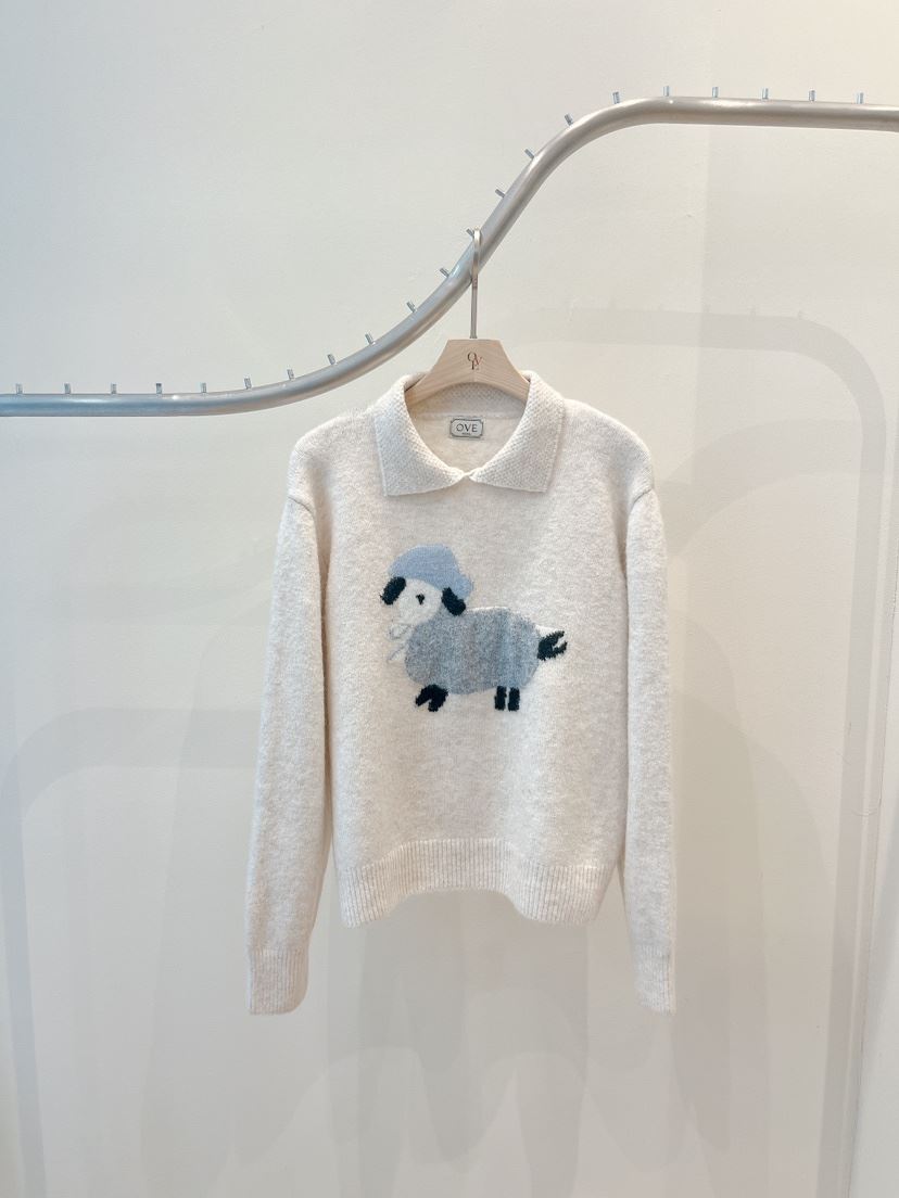 OVE韓國直郵㊣女裝新品休閑推薦職業時尚熱賣25秋冬真品針織衫OVE針織衫