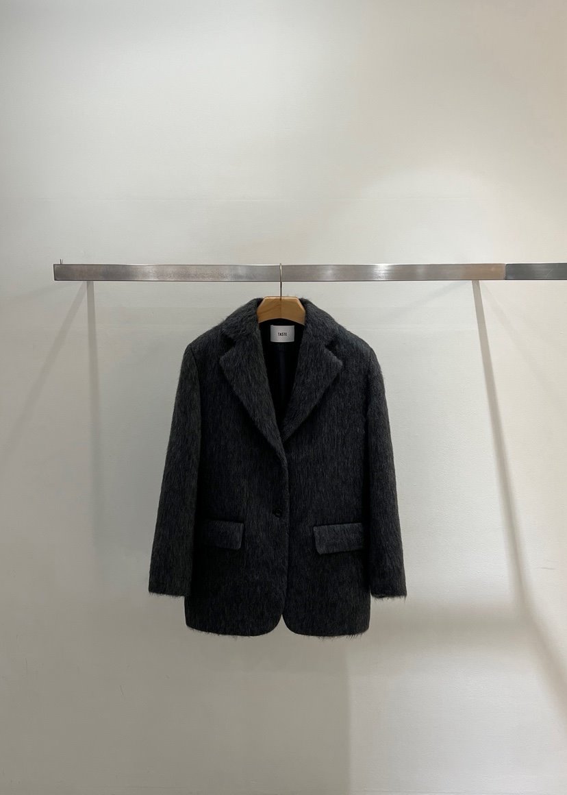 ONESTASTE東大門㊣代購女士新款時尚人氣休閑推薦夾克羊駝毛TASTE/ONESTASTE夾克