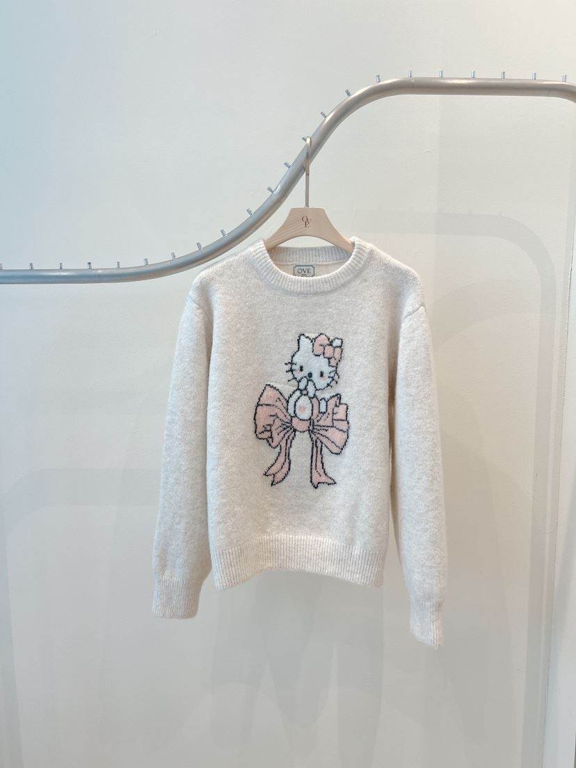 OVE東大門㊣代購女士新款推薦人氣25秋冬真品熱賣休閑針織衫OVE針織衫