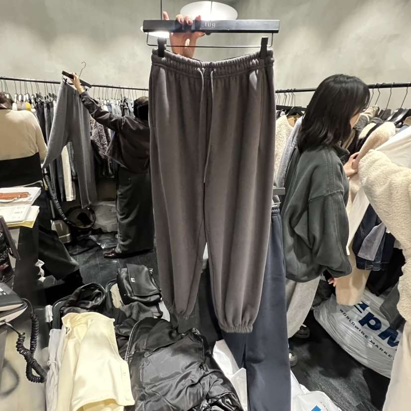 TUG韓國直郵㊣女士新款熱賣推薦真品時尚人氣25秋冬休閑褲加絨TUG休閑褲