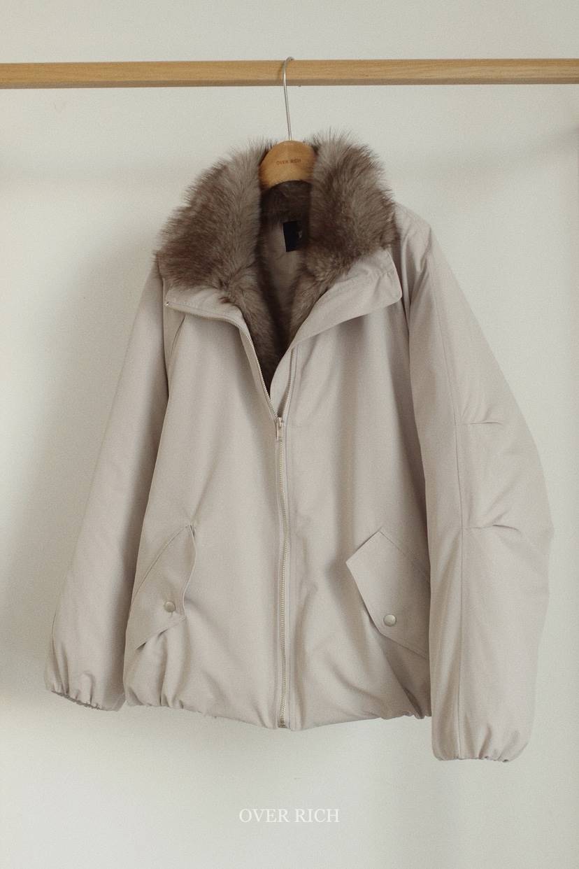 OVER RICH韓國直郵㊣女士新品職業推薦25秋冬休閑人氣夾克OVER RICH夾克