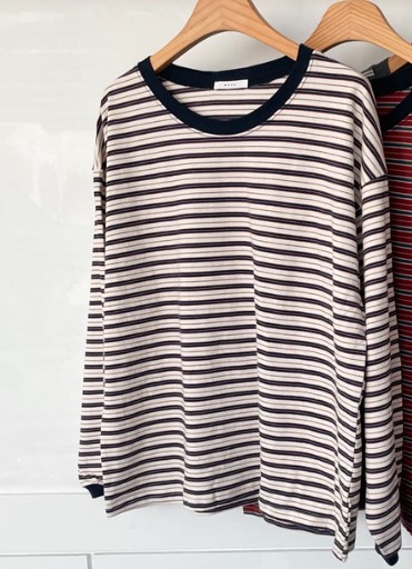 WOOD東大門㊣實拍女裝新品職業休閑25秋冬推薦時尚真品長袖T恤WOOD長袖T恤