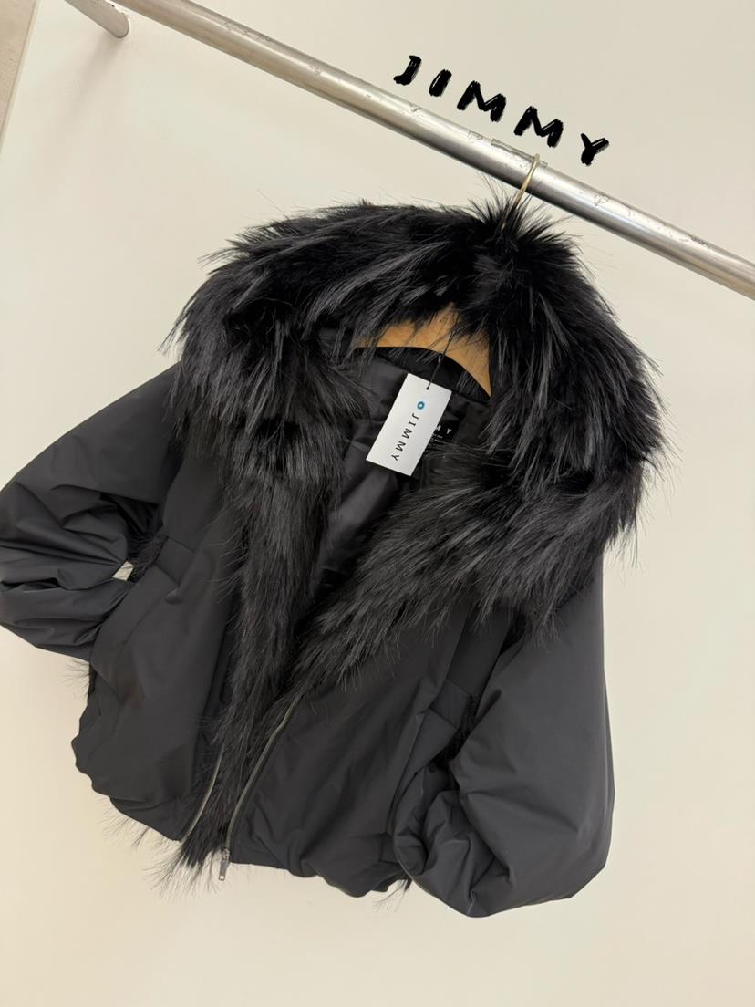 JIMMY韓國直郵㊣女士新品推薦熱賣時尚職業25秋冬真品夾克毛絨JIMMY/REMAKE夾克
