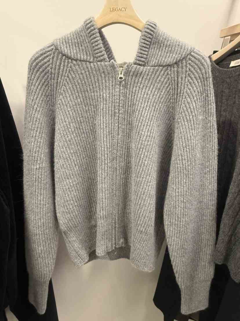 LEGACY東大門㊣代購女裝新款熱賣真品時尚休閑推薦針織衫拉鏈LEGACY針織衫