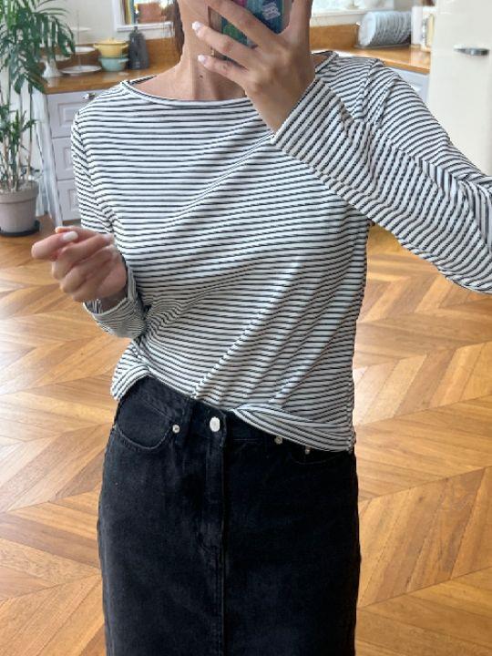 HEY/TO SEWING東大門㊣實拍女裝新款時尚長袖T恤不含吊帶BY HEY/TO SEWING長袖T恤