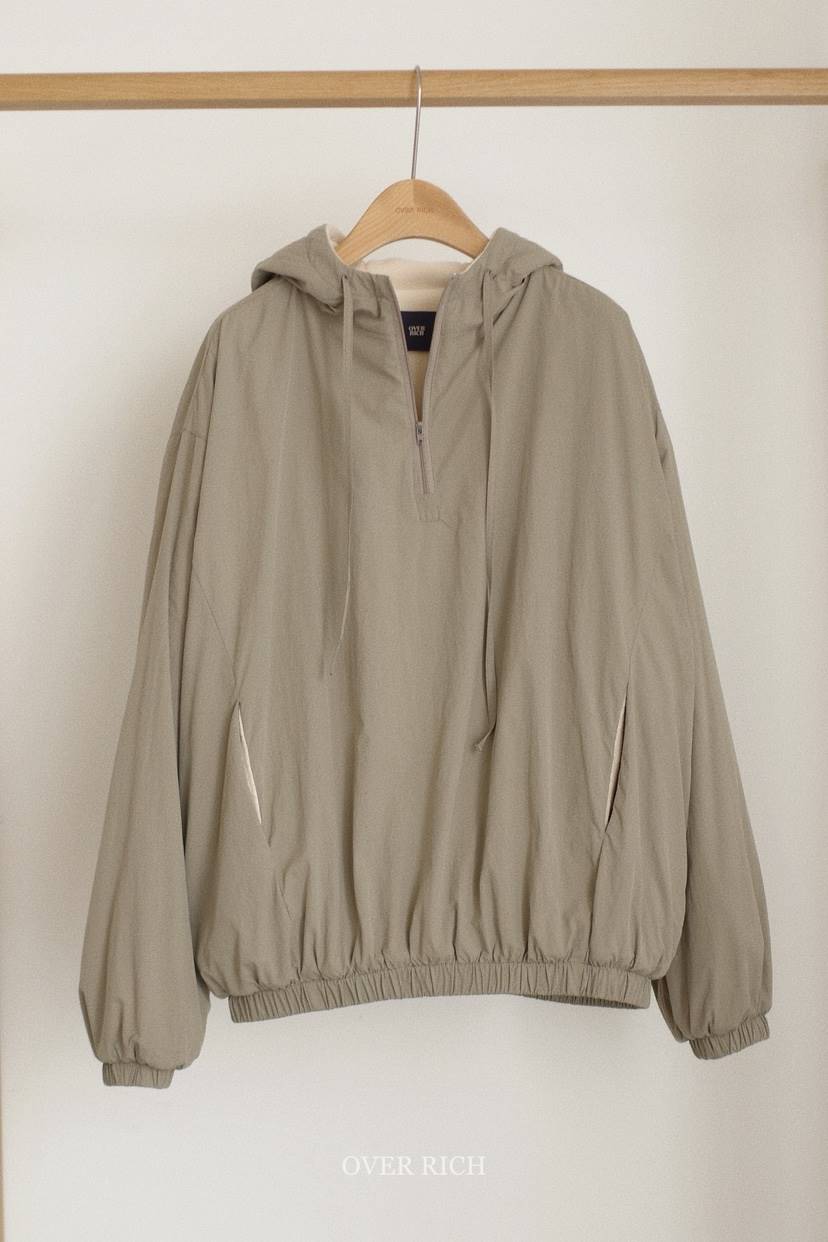 OVER RICH東大門㊣實拍女裝新品時尚25秋冬衛衣連帽衫拉鏈OVER RICH衛衣