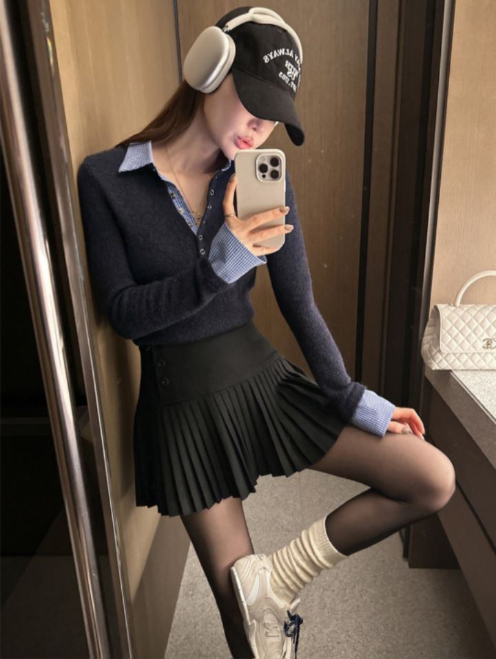 HEY/TO SEWING韓國代購㊣女士新款時尚人氣職業推薦長袖T恤BY HEY/TO SEWING長袖T恤