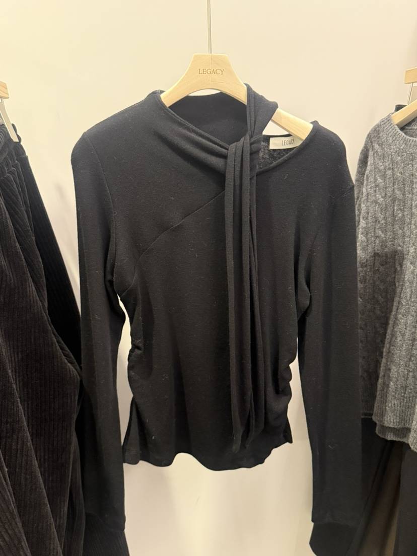 LEGACY韓國代購㊣女裝新款推薦休閑職業人氣熱賣長袖T恤羊毛LEGACY長袖T恤