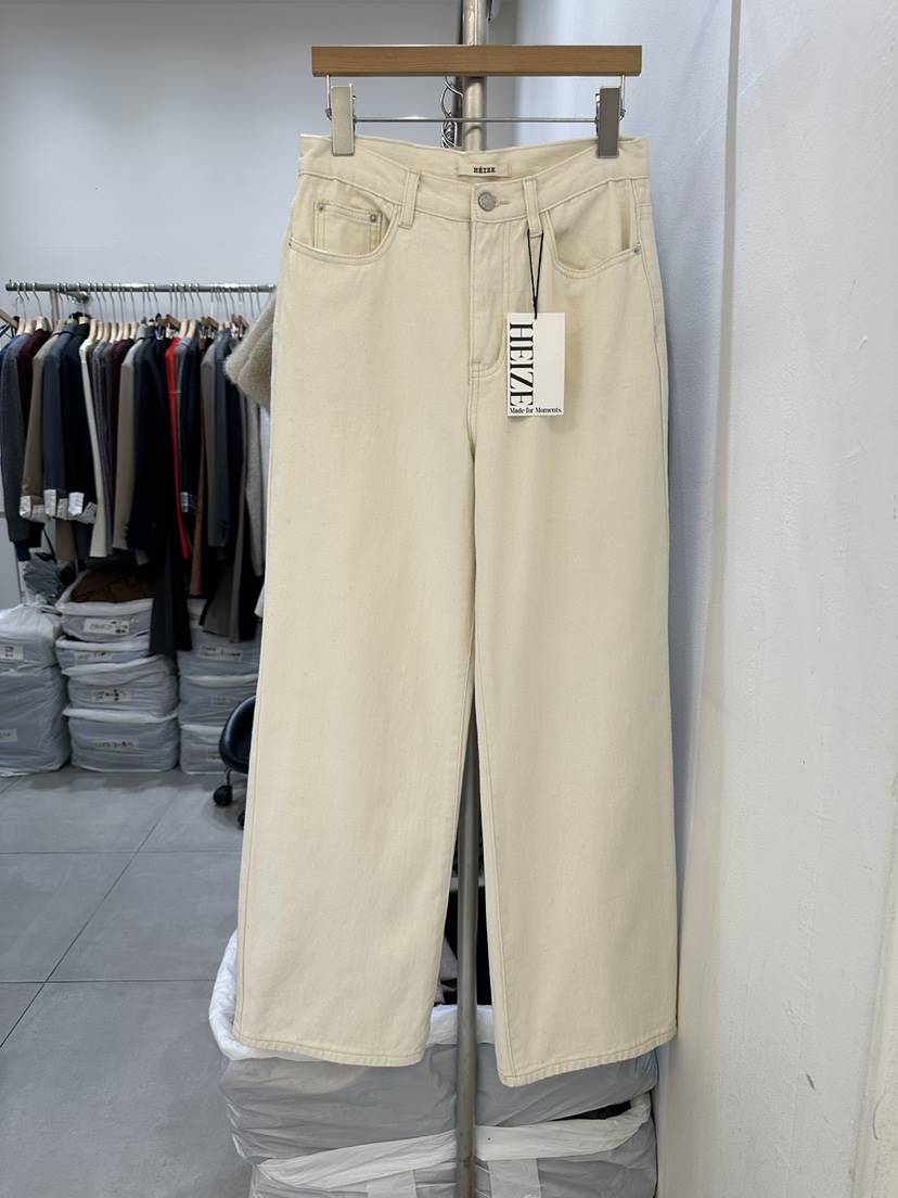 HEIZE東大門㊣代購女裝新品25秋冬熱賣職業人氣時尚牛仔褲拉絨HEIZE牛仔褲