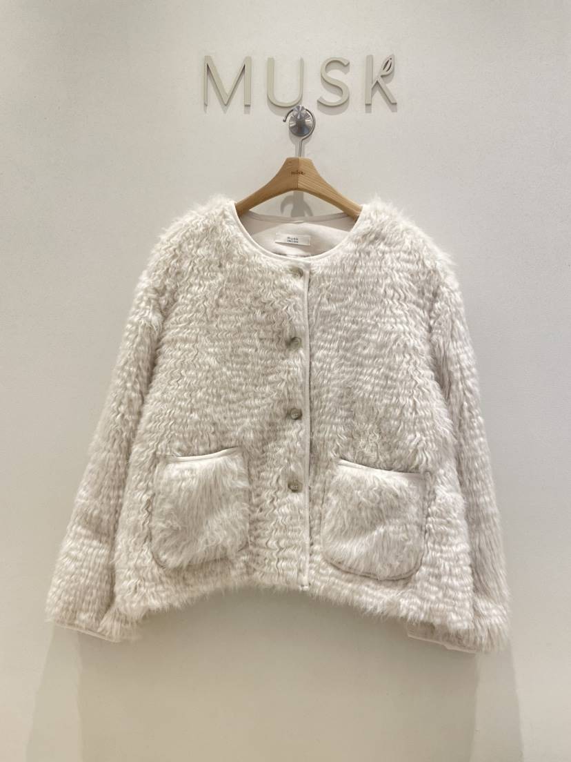 MUSK東大門㊣實拍女士新品休閑熱賣時尚25秋冬職業夾克毛皮MUSK夾克