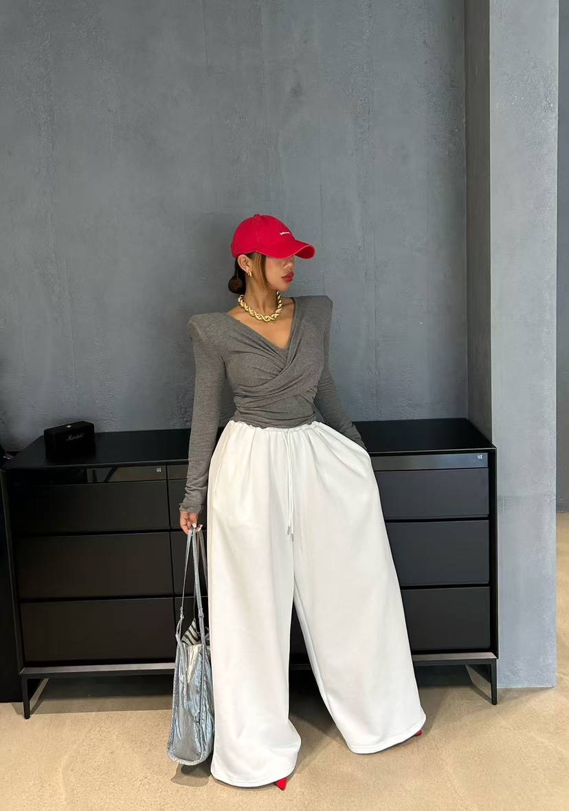 BLACK BABI東大門㊣直郵女士新品熱賣25秋冬休閑推薦休閑褲BLACK BABI休閑褲