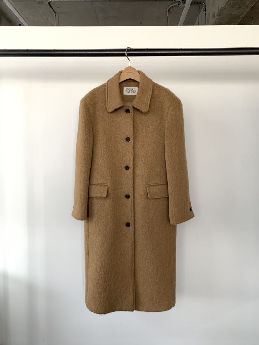 UNDERSON韓國直郵㊣女裝新品推薦人氣熱賣休閑真品中長款大衣UNDERSON中長款大衣
