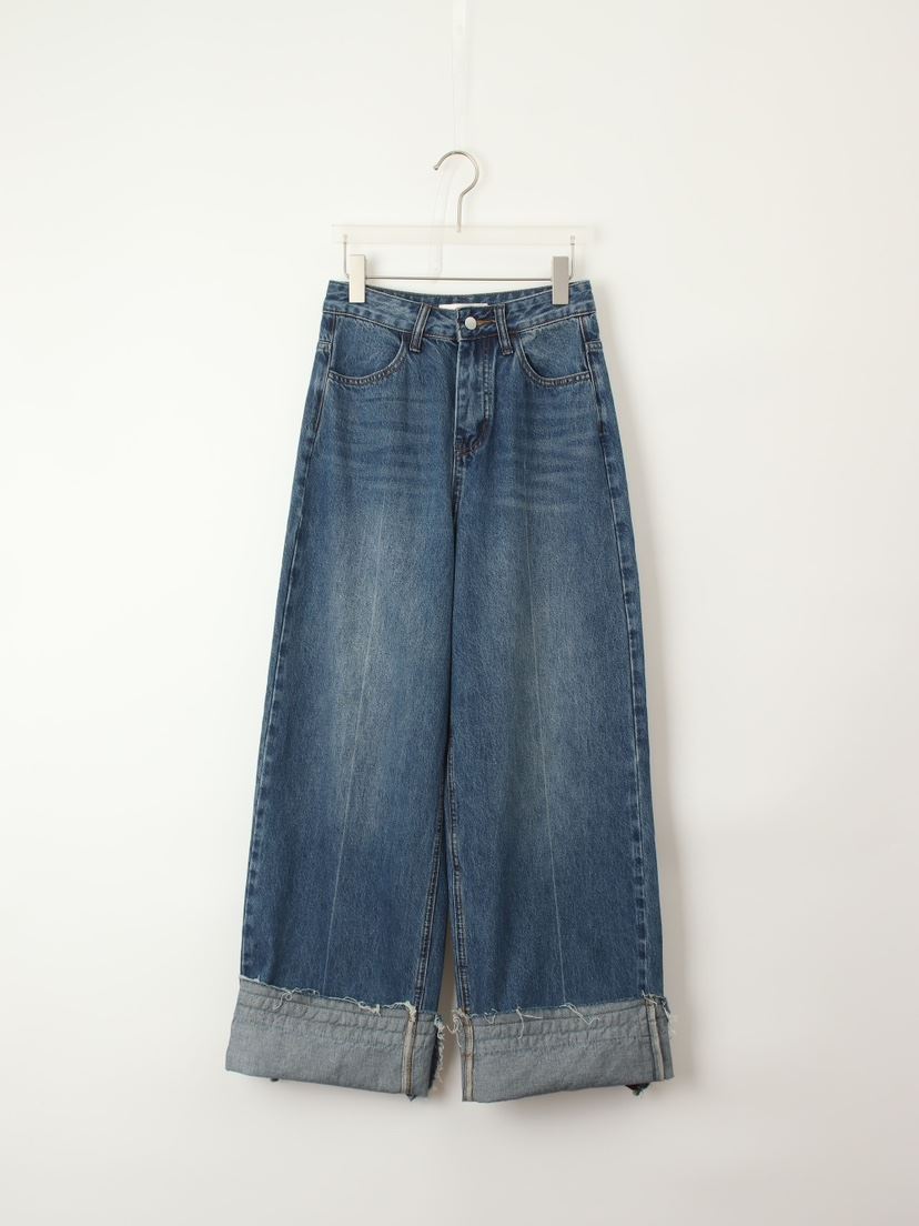 CCW韓國代購㊣女裝新款時尚人氣熱賣25秋冬休閑職業真品牛仔褲CCW--NYUNYU牛仔褲